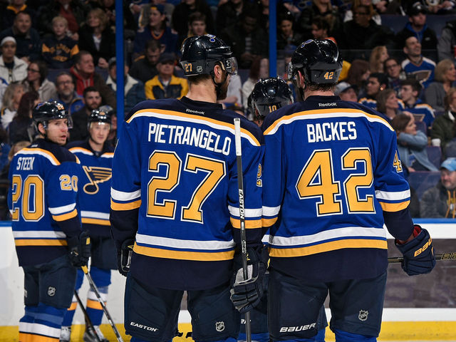 Blues' Pietrangelo says Backes prepared him for potential captaincy