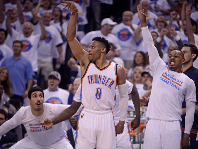 Westbrook records 5th career playoff triple-double