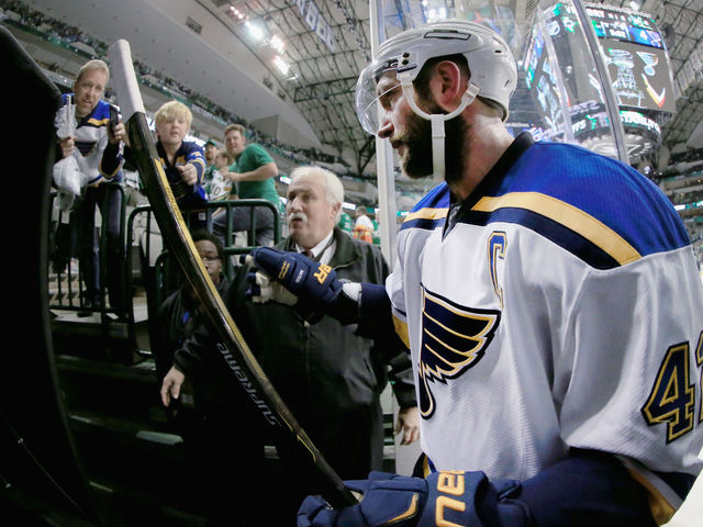 Backes certainly wants to re-sign with Blues