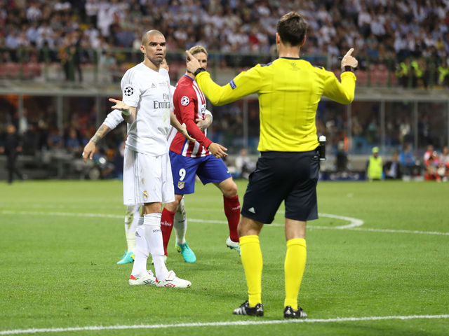 Watch: Pepe shown yellow card for terrible bit of simulation