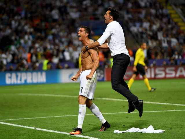 The 7 stages of Cristiano Ronaldo's instantly iconic celebration