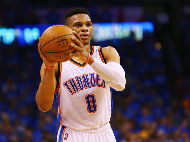 Watch: Westbrook threads needle to find Oladipo