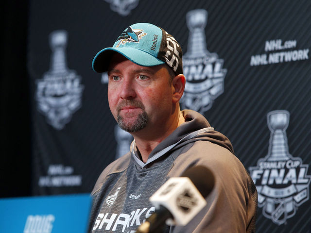 Watch: DeBoer motivates 'better looking' Sharks with unique pep talk