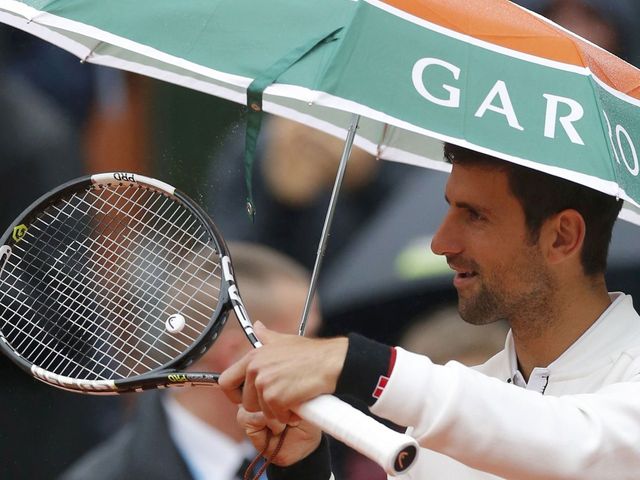 Rain washes away most of Tuesday at the French Open