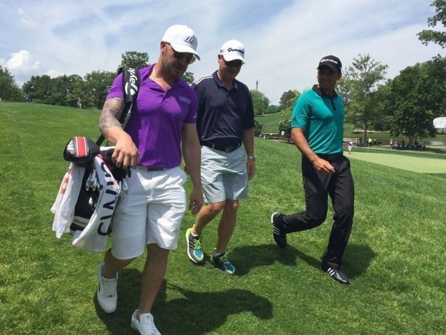 Hurricanes' Wisniewski caddies for friend Jason Day