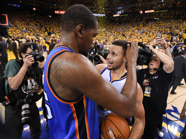 Curry told Durant 'this is what we play for' after Game 7