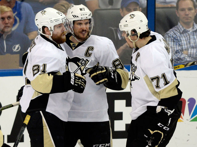 Sharks' DeBoer: Crosby, Malkin, Kessel make line matching difficult