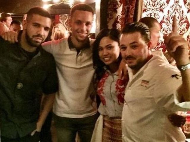Drake crashes Ayesha Curry's pop-up restaurant opening