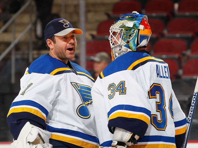 Blues expect to stick with Elliott-Allen goalie tandem
