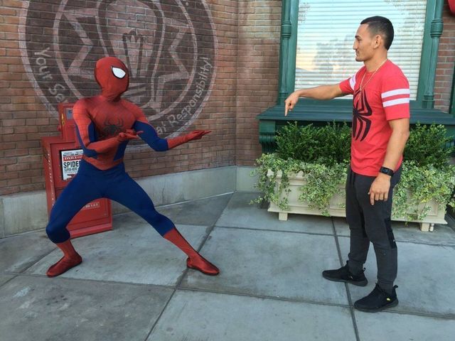 Max Holloway challenges Spider-Man to throw down