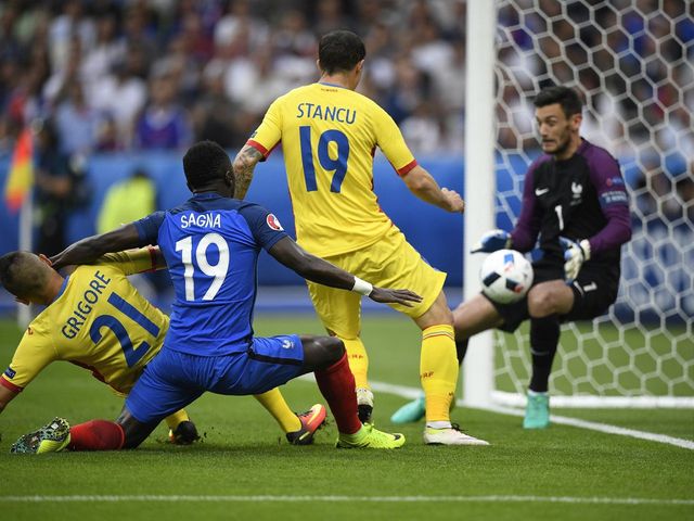 Watch: Lloris makes point-blank save on Romania's Stancu