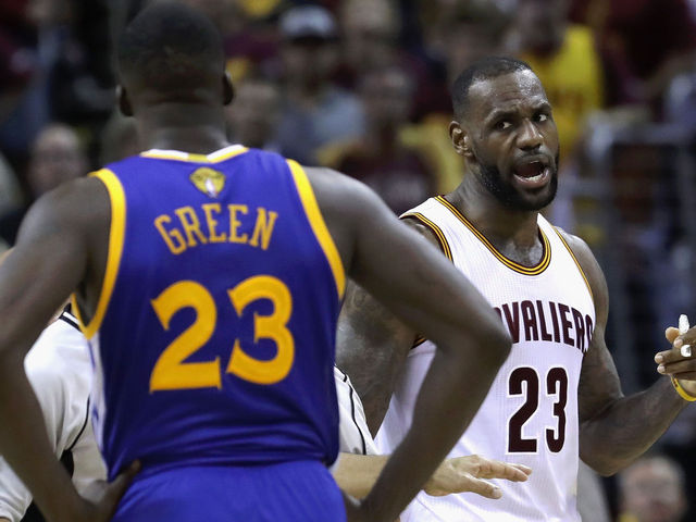 LeBron says Green went overboard with trash talk