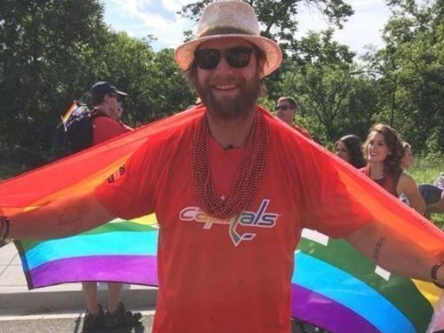 Holtby marches in Capital Pride Parade