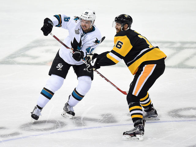 Sharks' Hertl won't play in Game 6