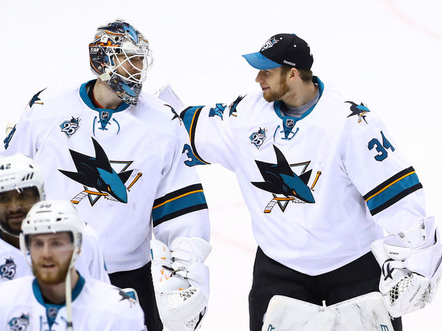 Sharks' Reimer aware of teams looking for help in net as free agency looms
