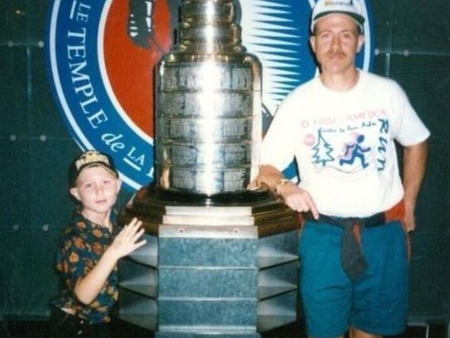 Ian Cole shares photo of previous encounter with Stanley Cup