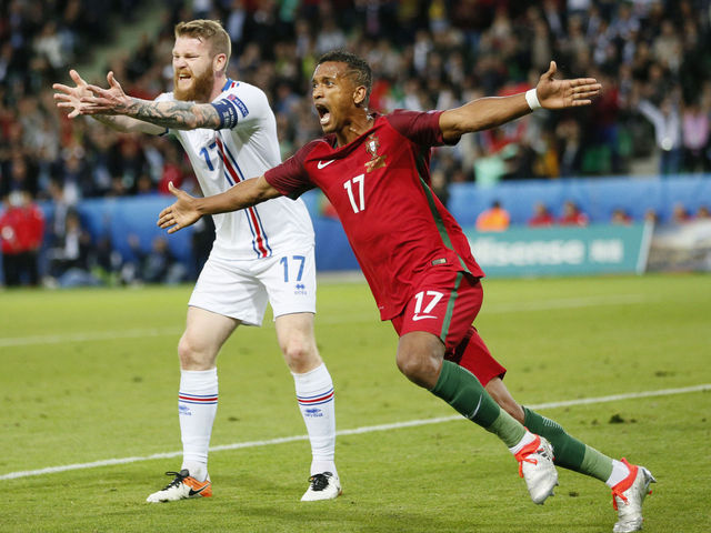 Watch: Nani prods Portugal ahead after valiant Icelandic defending