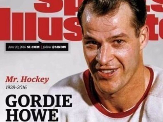Gordie Howe, Penguins featured on cover of Sports Illustrated