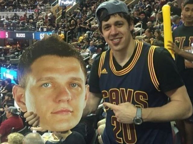 Malkin roots for Cavaliers, Mozgov at NBA Finals in Cleveland