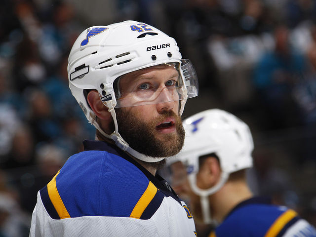 Backes, Blues couldn't agree on term