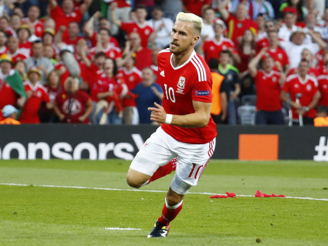 Watch: Ramsey chips Russia 'keeper to give Wales early lead