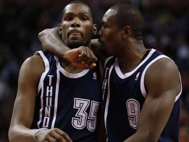 Report: Durant fine with Ibaka trade