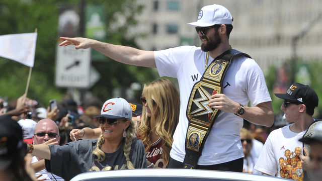 WWE fan Kevin Love can't see himself pursuing career in squared circle