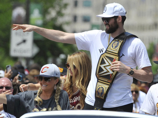 WWE fan Kevin Love can't see himself pursuing career in squared circle