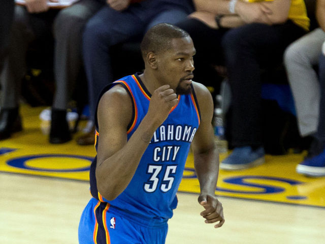 Report: Thunder in strong position to re-sign Durant after meeting