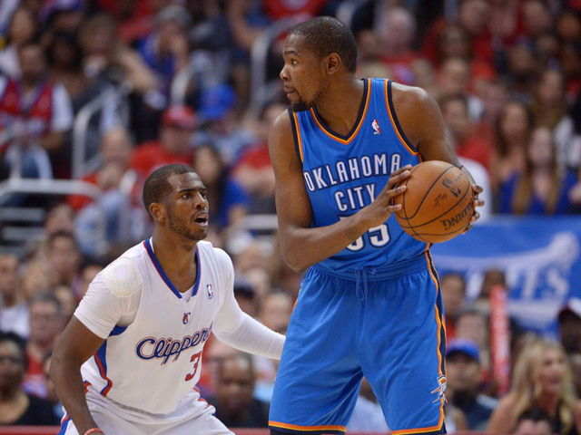 Report: Clippers will try to sell Durant on forming 'Big 4'