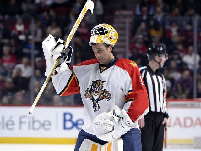 Luongo adds trash can emoji to his own CapFriendly page