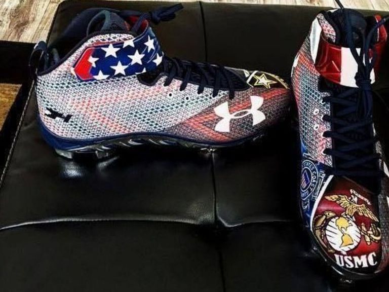 patriotic baseball cleats