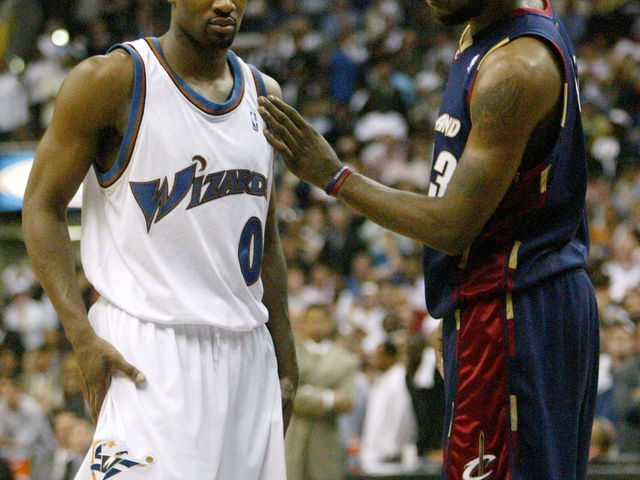 PHOTO: Gilbert Arenas trash talks Raptors, Bulls