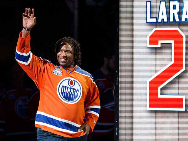 Laraque jabs Penner with welcoming tweet to Lucic