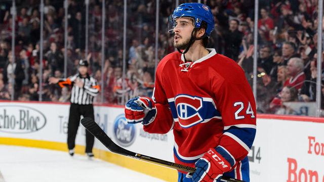 Canadiens' Danault day to day with concussion symptoms