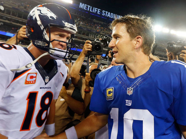 Peyton 'proud' of Eli for eclipsing his consecutive start streak
