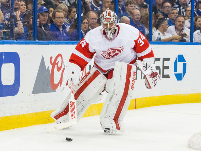 Report: Red Wings file for arbitration with Petr Mrazek