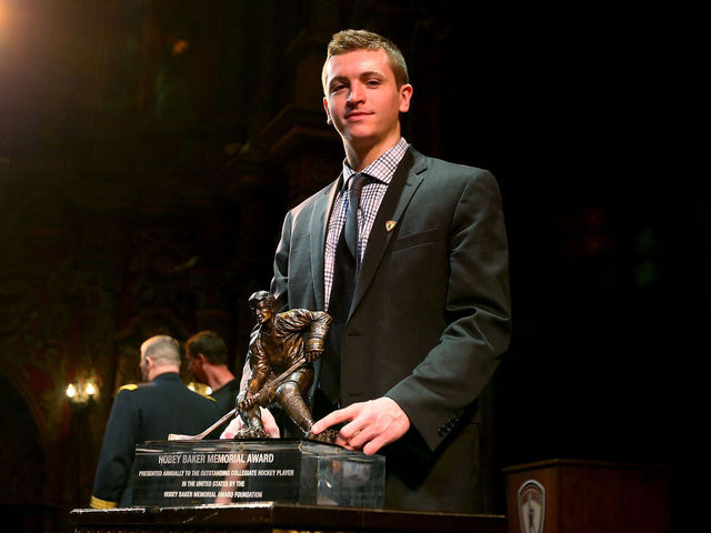 Rangers sign Harvard forward Jimmy Vesey