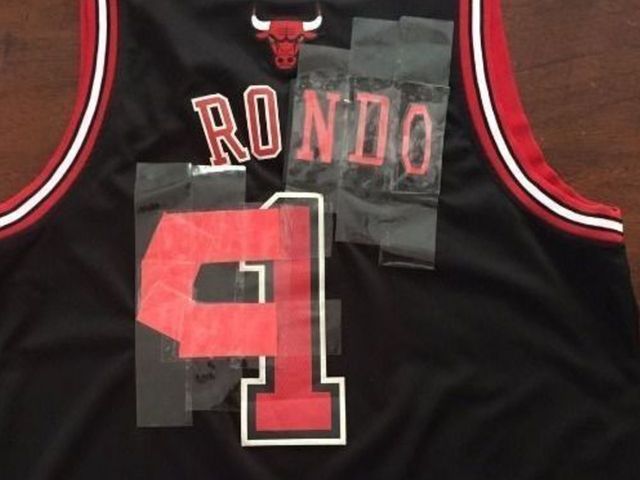 Bulls jersey clearance rondo