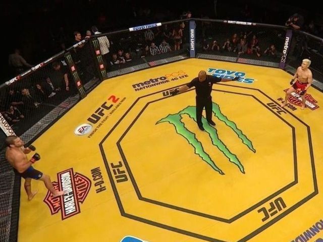 UFC 200 features bizarre yellow mat