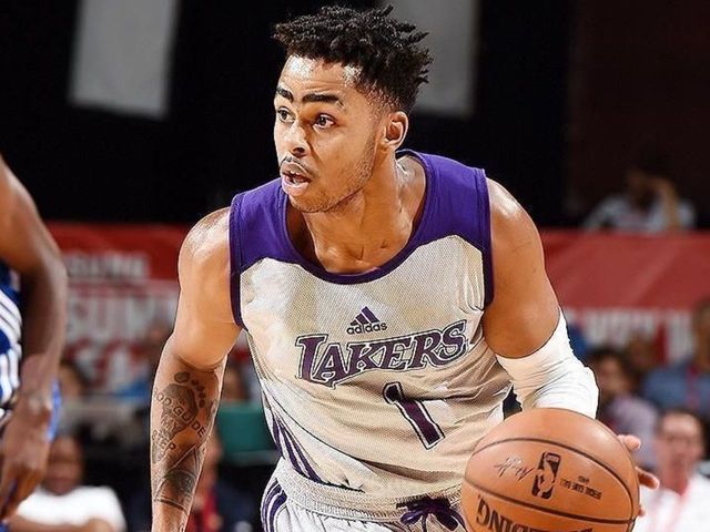 Watch: Russell drills 3-pointer at buzzer to beat Sixers