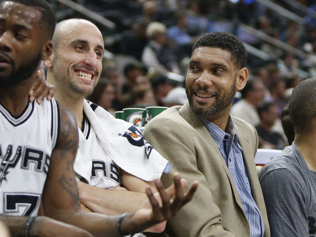 Ginobili thanks Duncan for temporarily fixing bald spot
