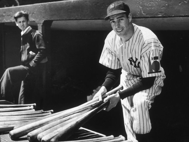 DiMaggio's legendary hitting streak ends at 56 games
