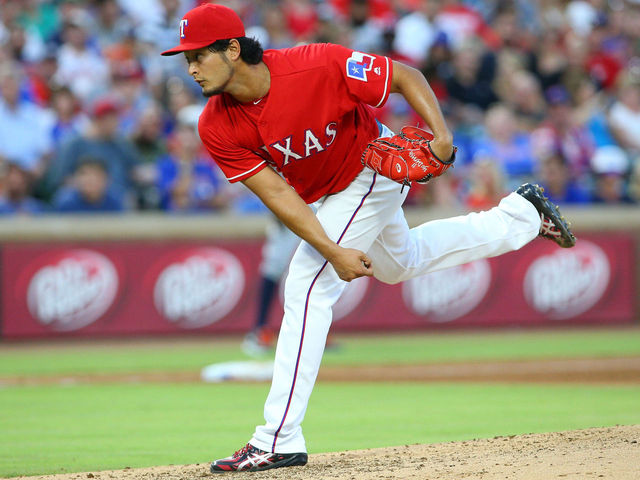 Rangers' Darvish gets 1st opener