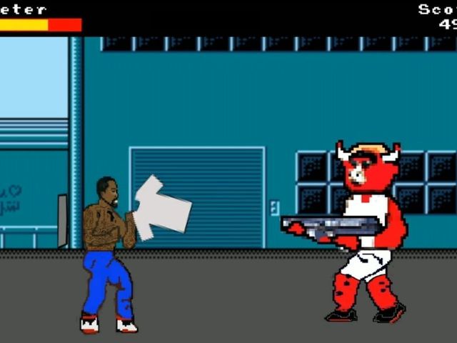 J.R. Smith fights off shirts in video game demo
