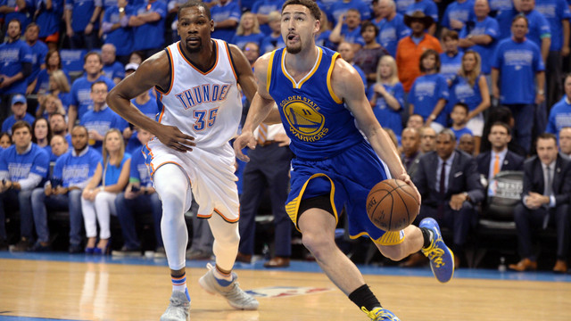 Klay Thompson concedes there's only 1 ball: 'We're gonna put it through the hoop'