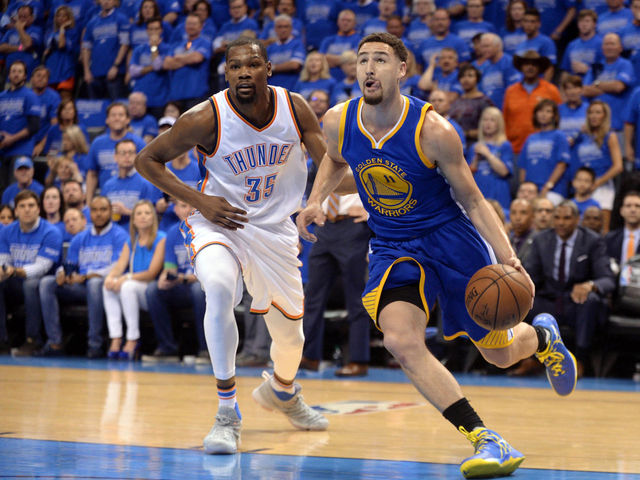 Klay Thompson concedes there's only 1 ball: 'We're gonna put it through the hoop'