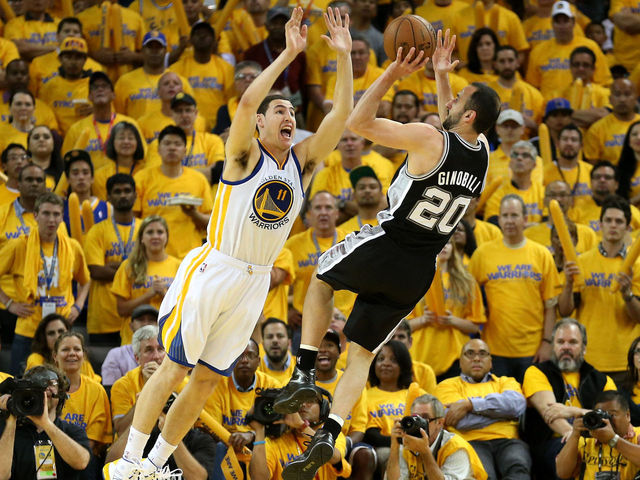 Klay OK with reduced touches, cites Ginobili's role
