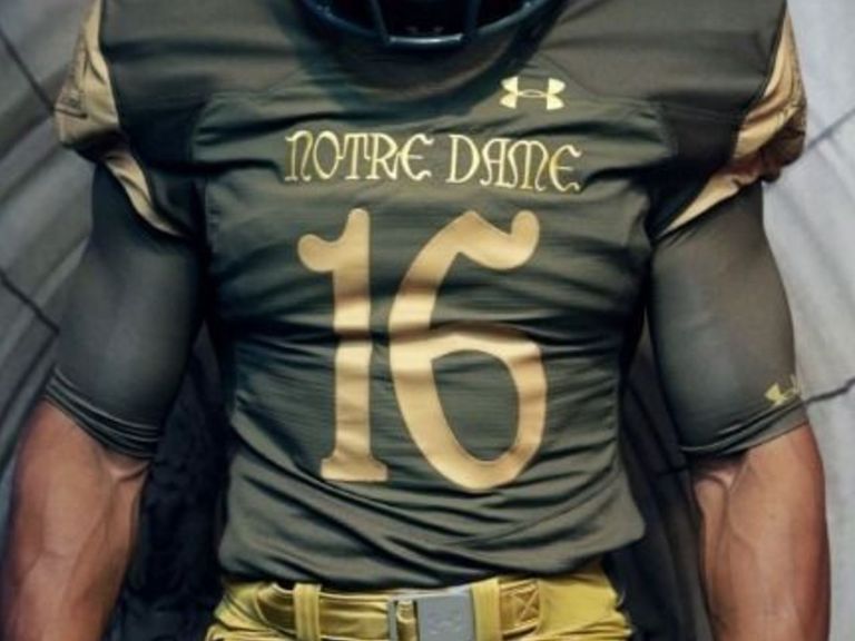 Notre Dame Shamrock Series Uniforms 2024 Ailsun Myriam