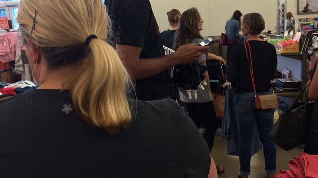 Recently retired Tim Duncan shops at Old Navy